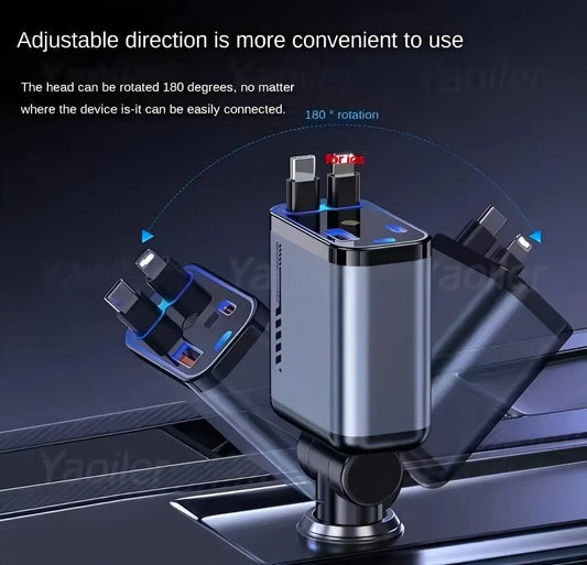 FlexCharge 20W Adjustable Car Fast Charger