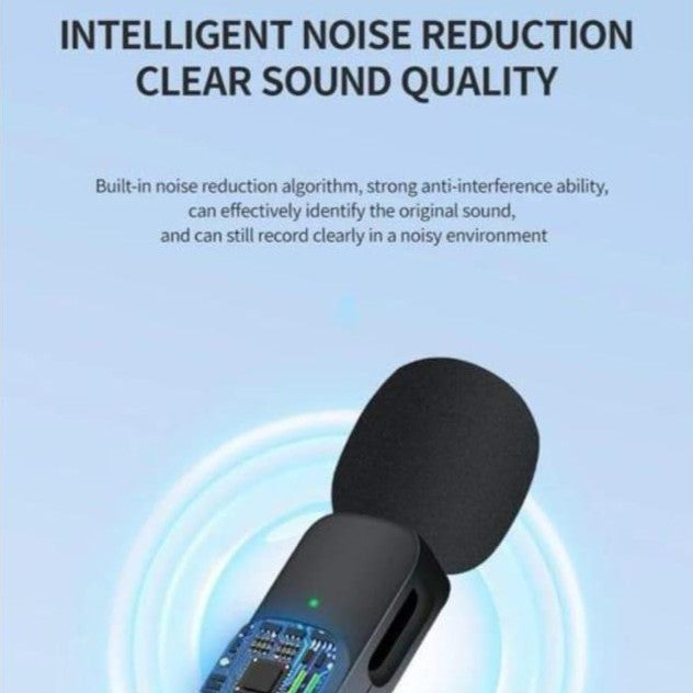 K9 Pro Wireless Smart Microphone – Active Noise Cancellation Edition
