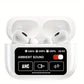 A9 Pro SmartTouch Display Earbuds – White Edition