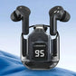 A31 CrystalView Transparent Wireless Earbuds – Black Edition