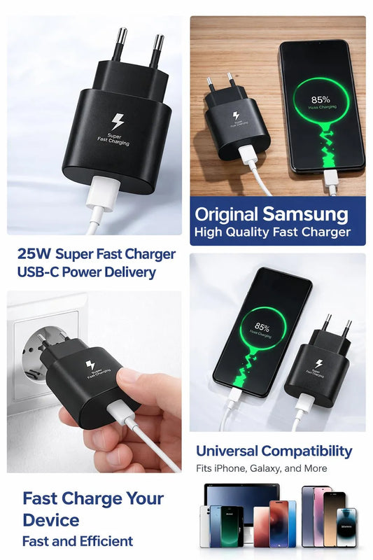 Samsung 25W Original Super Fast PD USB-C Charger