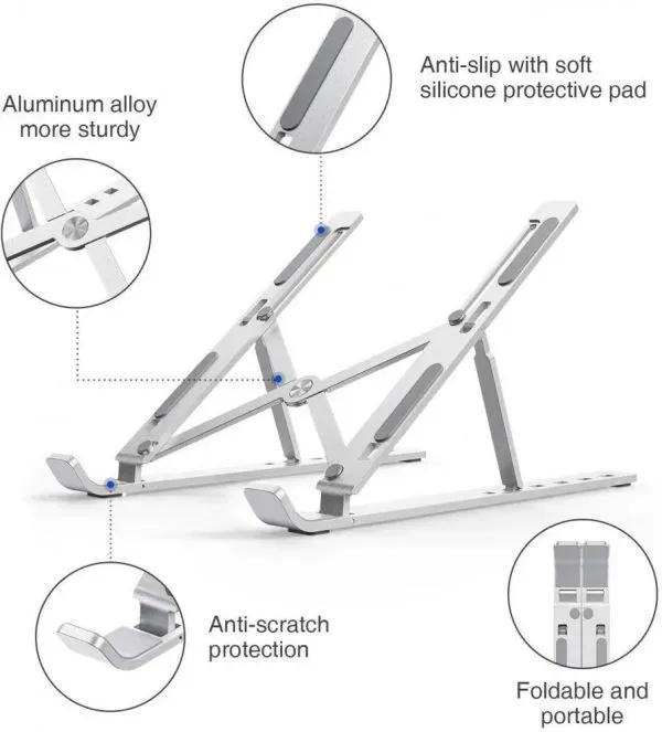 ErgoLift Pro Adjustable Aluminum Laptop Stand