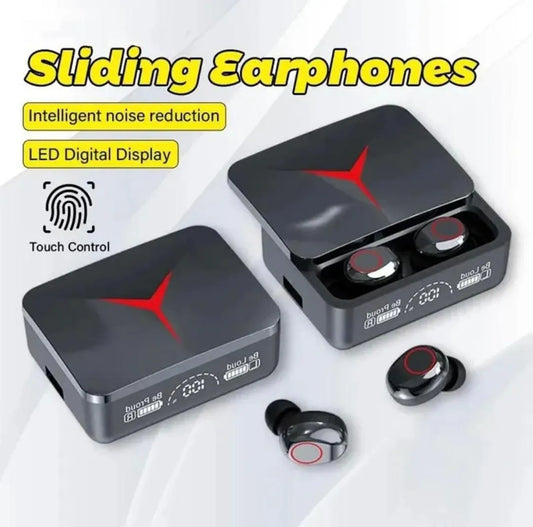 M90 Pro PowerBuds Wireless Earbuds – Black Edition