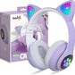 LumiKitty GlowCat Wireless LED Headphones