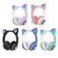 LumiKitty GlowCat Wireless LED Headphones
