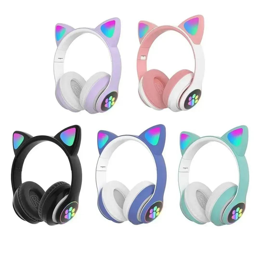 LumiKitty GlowCat Wireless LED Headphones