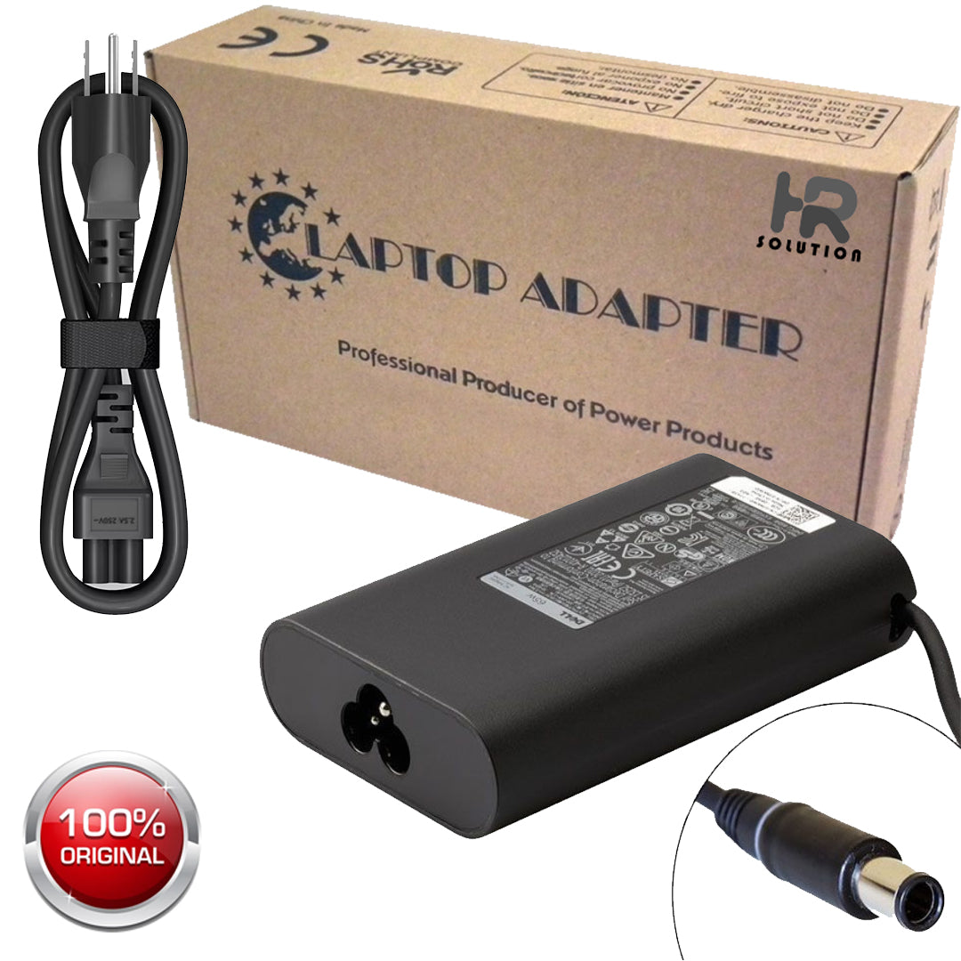 Dell Laptop Charger (Chocolate) – Centrino Pin | Branded Power Cable | Original Fast Adapter