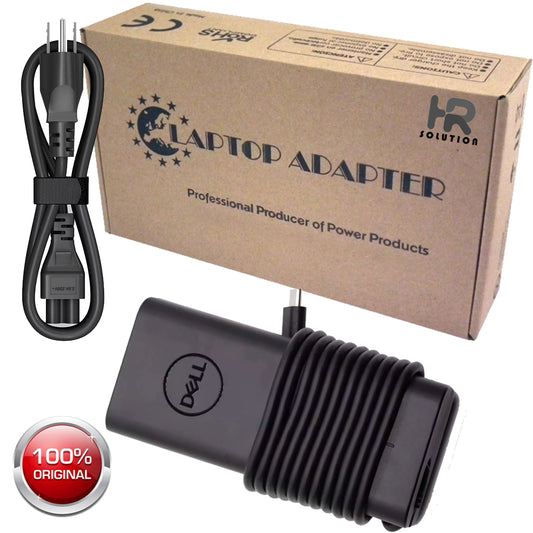 Dell Laptop Charger – Type-C Pin | Branded Power Cable | Original Fast Adapter