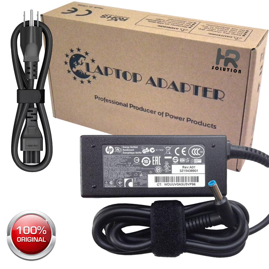 HP Laptop Charger – Blue Pin | Branded Power Cable | Original Fast Adapter