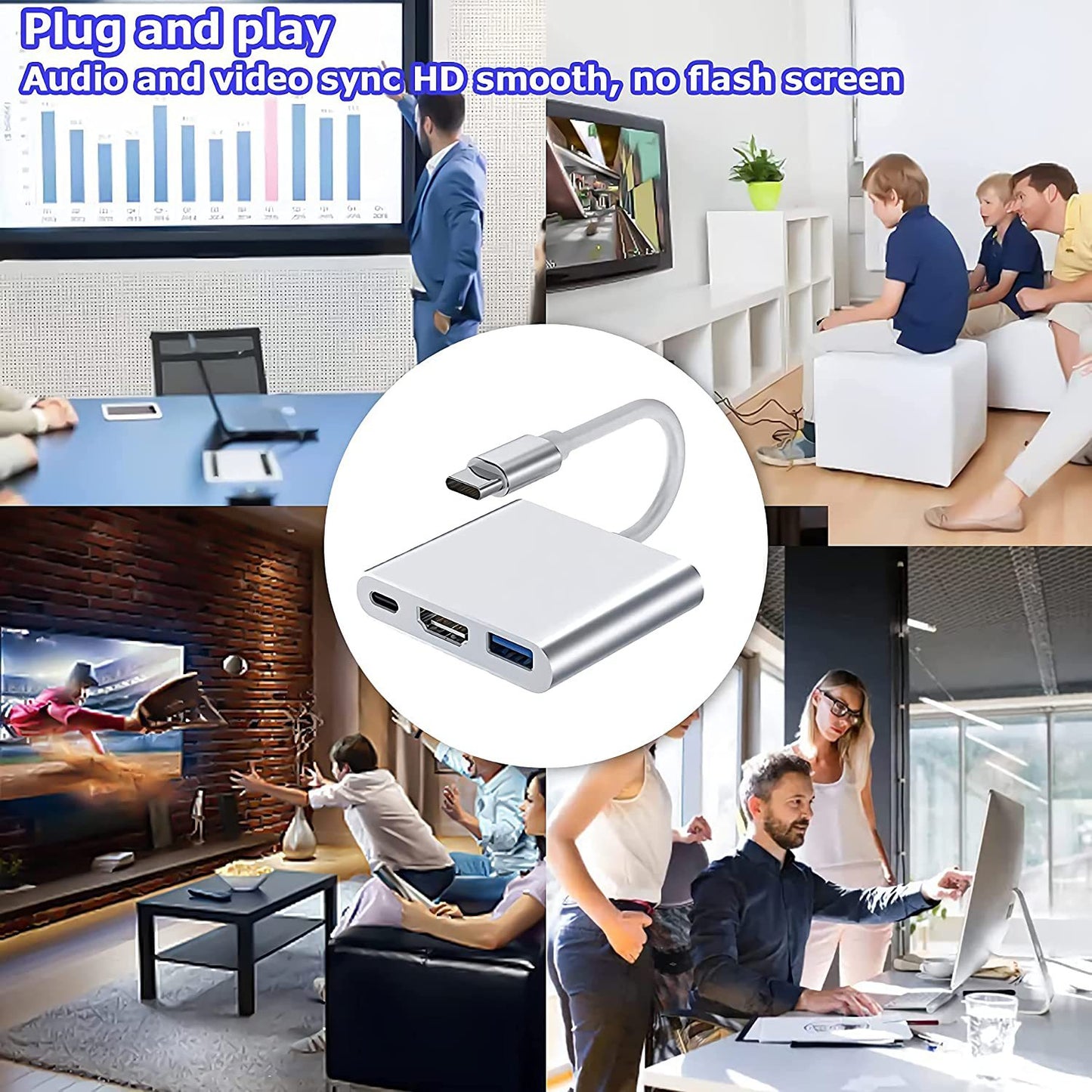 VisionLink 4K USB-C to HDMI Dock Station