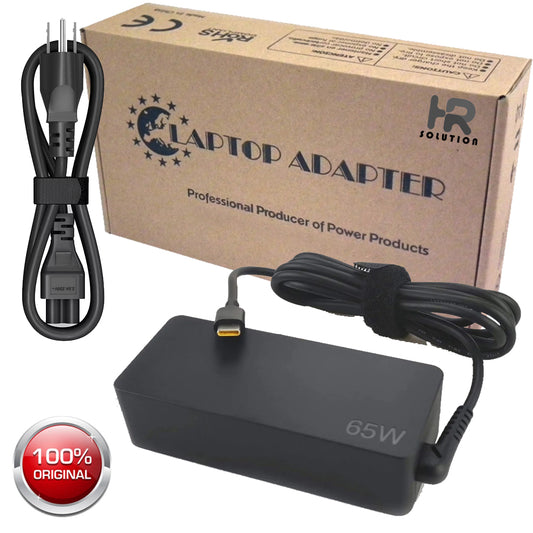 Lenovo Laptop Charger – Type-C Pin | Branded Power Cable | Original Fast Adapter